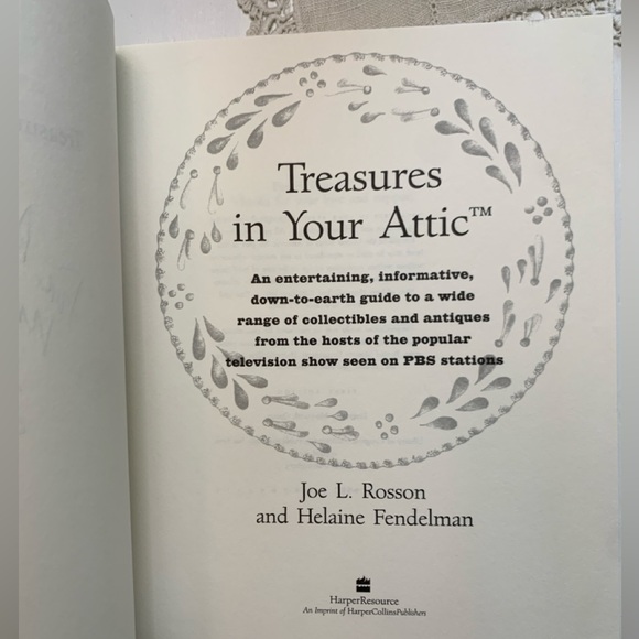 ! VTG First Edition Signed Book,  Treasures In Your Attic, Rosson and Fendelman - Picture 2 of 11